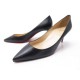 NEUF CHAUSSURES CHRISTIAN LOUBOUTIN PIGALLE ESCARPINS 40 EN CUIR NOIR SHOES 595€