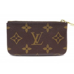NEUF POCHETTE PORTE CLES LOUIS VUITTON TROUSSE TOILE MONOGRAM LV KEY HOLDER 230€