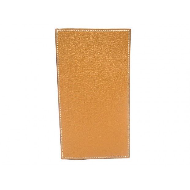 NEUF PORTEFEUILLE LONG HERMES CUIR CHEVRE MYSORE PORTE CARTES GOLD WALLET 1290€