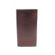 PORTEFEUILLE LONG HERMES EN CUIR D'AUTRUCHE MARRON PORE CARTE WALLET CARD HOLDER