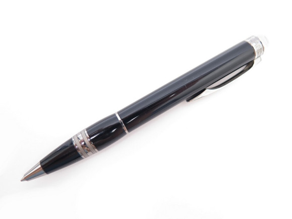 stylo bille montblanc starwalker en resine noir