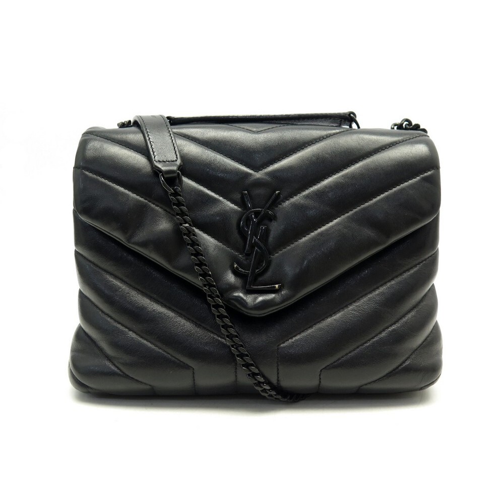 Saint Laurent Small Loulou Shoulder Bag - Black - One Size