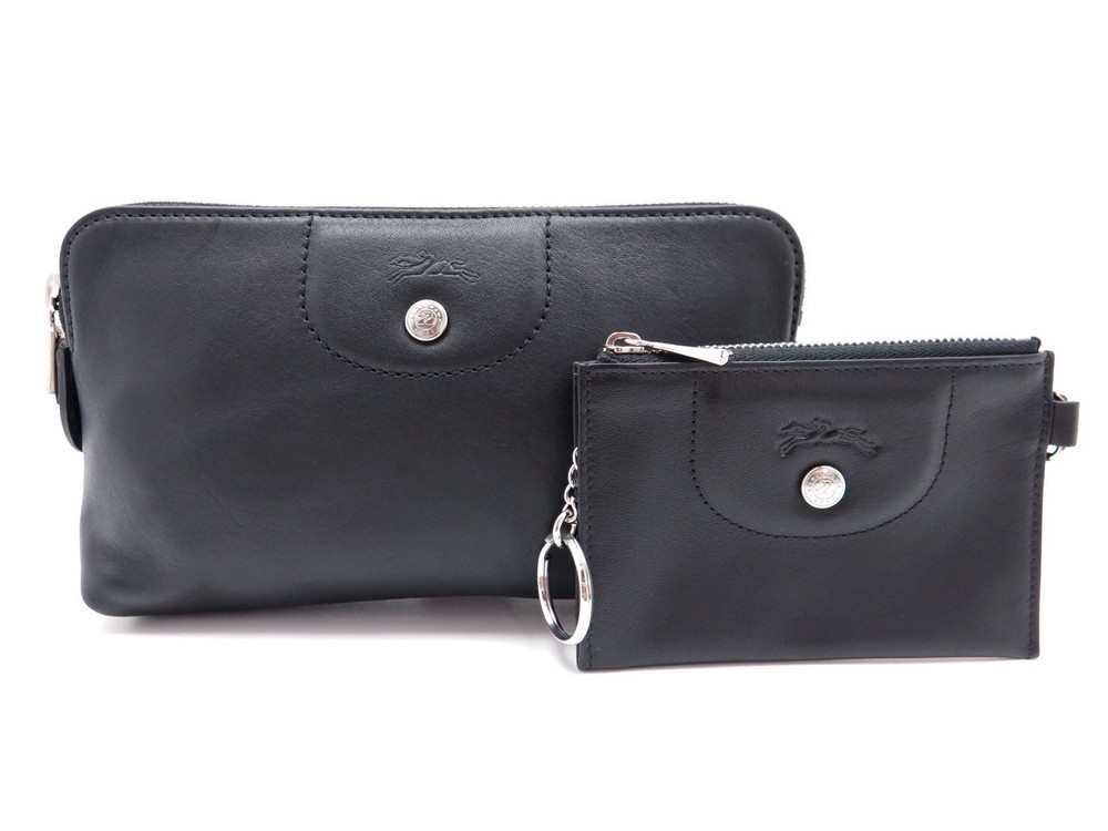 étui Clef De Voiture Sharplace Porte Clé Trousseau Pochette Clé Support Poche En Cuir Artificielle Homme Accessoire - Noir Etuis Porte-clés