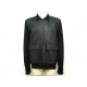 NEUF BLOUSON HERMES BLOUSON L 50 CUIR AGNEAU ET CACHEMIRE NOIR BLACK COAT 9000€