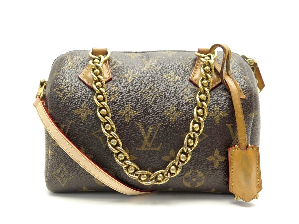 sac a main louis vuitton speedy chain 20 m40988 toile