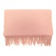 ECHARPE BURBERRY CACHEMIRE FRANGES ROSE 31x152CM PINK CASHMERE STOLE SCARF 420€