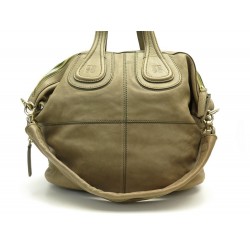 SAC A MAIN GIVENCHY NIGHTINGALE 24H WEEKEND CUIR TAUPE LEATHER HAND BAG 1390€