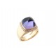 NEUF BAGUE FRED FORCE 10 PAIN DE SUCRE MM 53 OR ROSE AMETHYSTE ET DIAMANT 