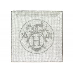 NEUF VIDE POCHES HERMES MOSAIQUE AU 24 EN PORCELAINE 23X22CM EMPTY POCKET 590€