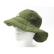 NEUF CHAPEAU DE PLUIE CHANEL BOB TAILLE 57 POLYESTER KAKI GREEN RAIN HAT 1100€