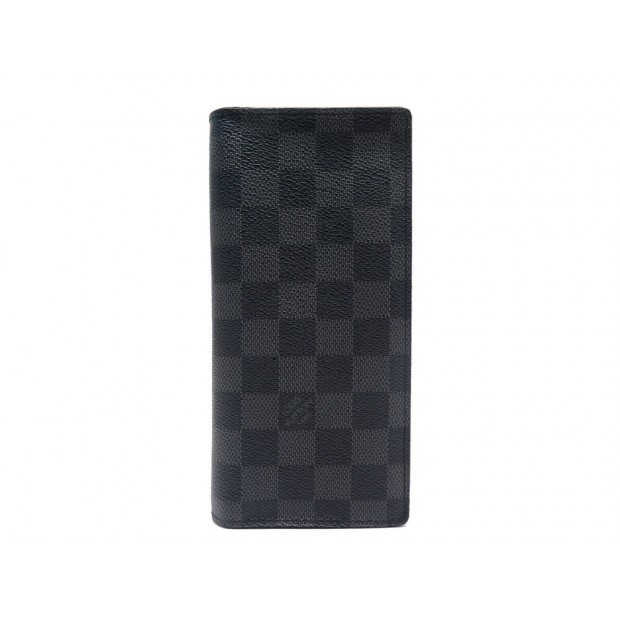 NEUF PORTEFEUILLE LOUIS VUITTON BRAZZA DAMIER GRAPHITE N62665 BOITE WALLET 510€