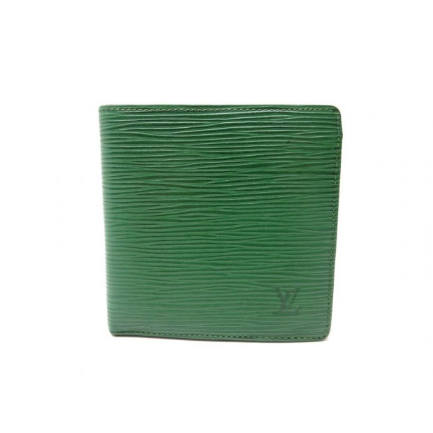 PORTEFEUILLE LOUIS VUITTON MARCO CUIR EPI VERT 