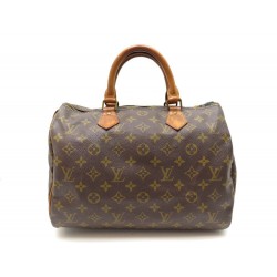 Authenticated Used Louis Vuitton Monogram Speedy 30 M41108 Handbag