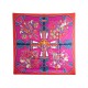 NEUF FOULARD HERMES BOUQUETS SELLIER PIERRE MARIE CARRE 90 SOIE SILK SCARF 410€