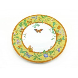 ASSIETTE HERMES PLAT A GATEAU LA SIESTA 27.5 CM EN PORCELAINE CAKE PLATE 550€