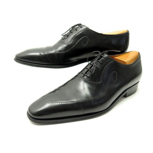 CHAUSSURES JM WESTON ARABESQUE CONTI 435 RICHELIEU 10.5D 44.5 CUIR SHOES 990€