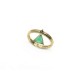 NEUF BAGUE POIRAY LOLITA T 50 EN OR JAUNE 18K PIERRE VERTE YELLOW GOLD RING 750€