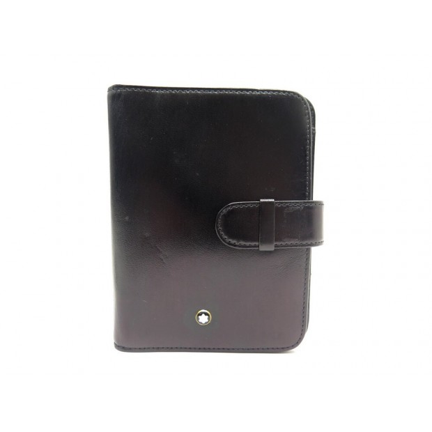 PORTE AGENDA MONTBLANC ORGANISEUR MEISTERSTUCK PM CUIR NOIR BLACK DIARY COVER