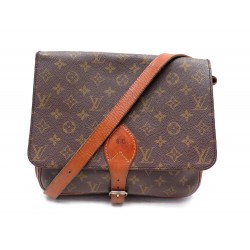 VINTAGE SAC A MAIN LOUIS VUITTON CARTOUCHIERE GM TOILE MONOGRAM HAND BAG 1200€