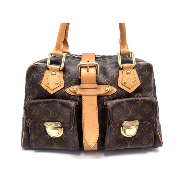 SAC A MAIN LOUIS VUITTON MANHATTAN GM M40025 TOILE MONOGRAM CUIR HAND BAG 2080€