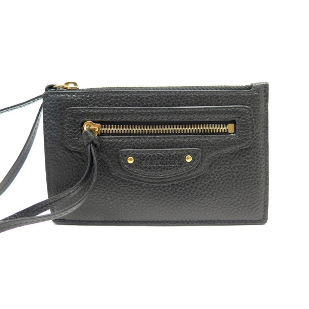 NEUF PORTE CARTES BALENCIAGA NEO CLASSIC MINI 640110 CUIR CARDS HOLDER 250€