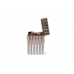 VINTAGE BRIQUET ST DUPONT LIGNE 1 METAL ARGENTE 4.5X3.5CM SILVERED LIGHTER 750€