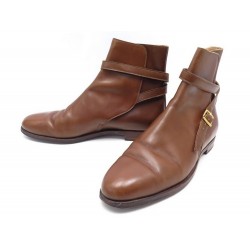 CHAUSSURES JOHN LOBB BOTTINES SULKY 8.5C 42.5 EN CUIR MARRON LEATHER SHOES 1605€