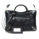 SAC A MAIN BALENCIAGA CLASSIC CITY MEDIUM 115748 CUIR & MESH NOIR HAND BAG 1590€