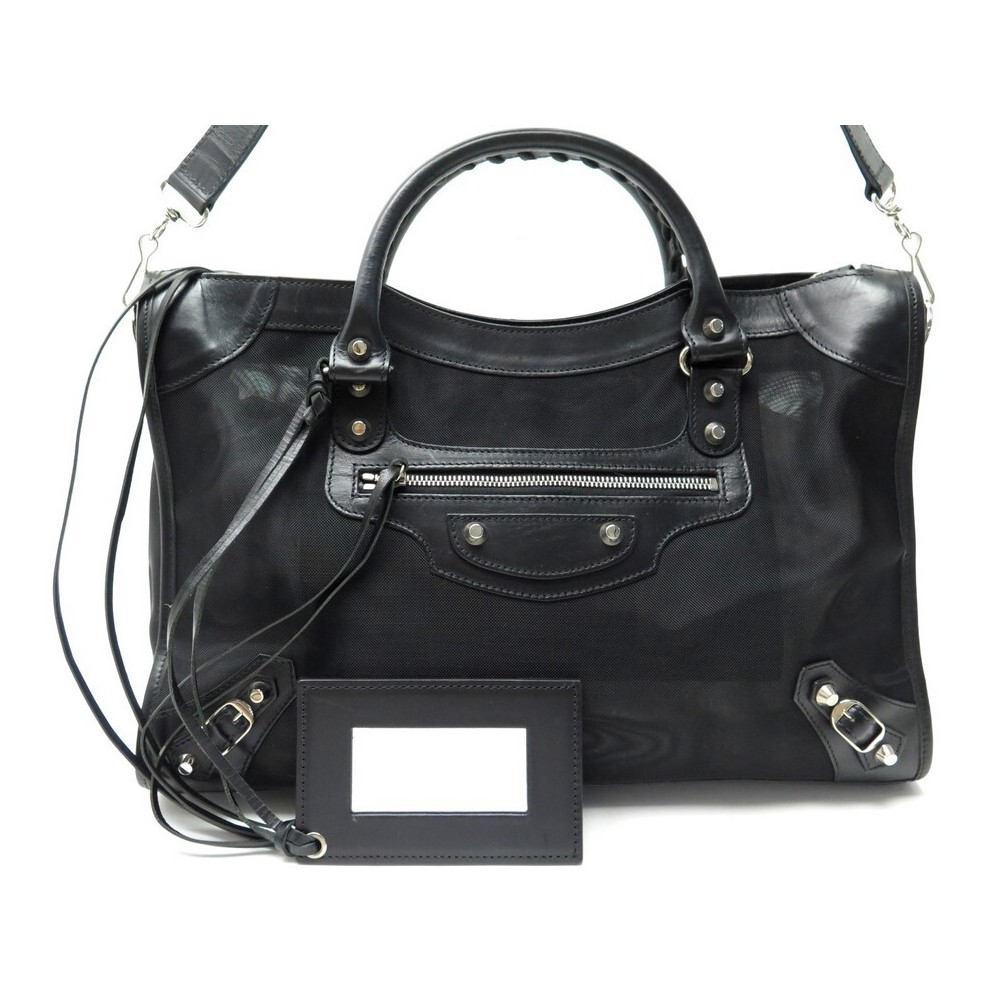 Mens Neo Classic Medium Handbag in Black  Balenciaga US