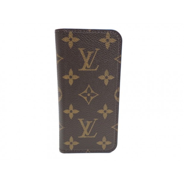 NEUF COQUE HOUSSE DE TELEPHONE LOUIS VUITTON IPHONE 6 FOLIO BLEU M61618 SAC 200€