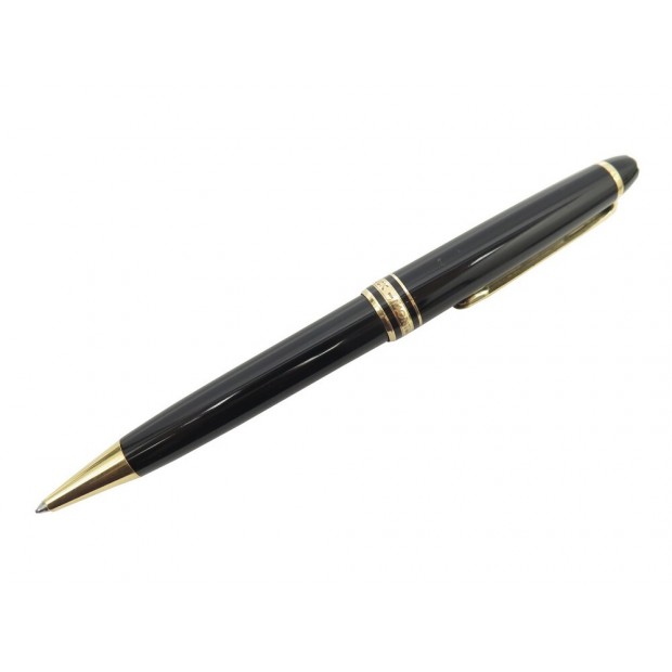 STYLO BILLE MONTBLANC MEISTERSTUCK CLASSIQUE DORE RESINE NOIRE MB10883 PEN 395€