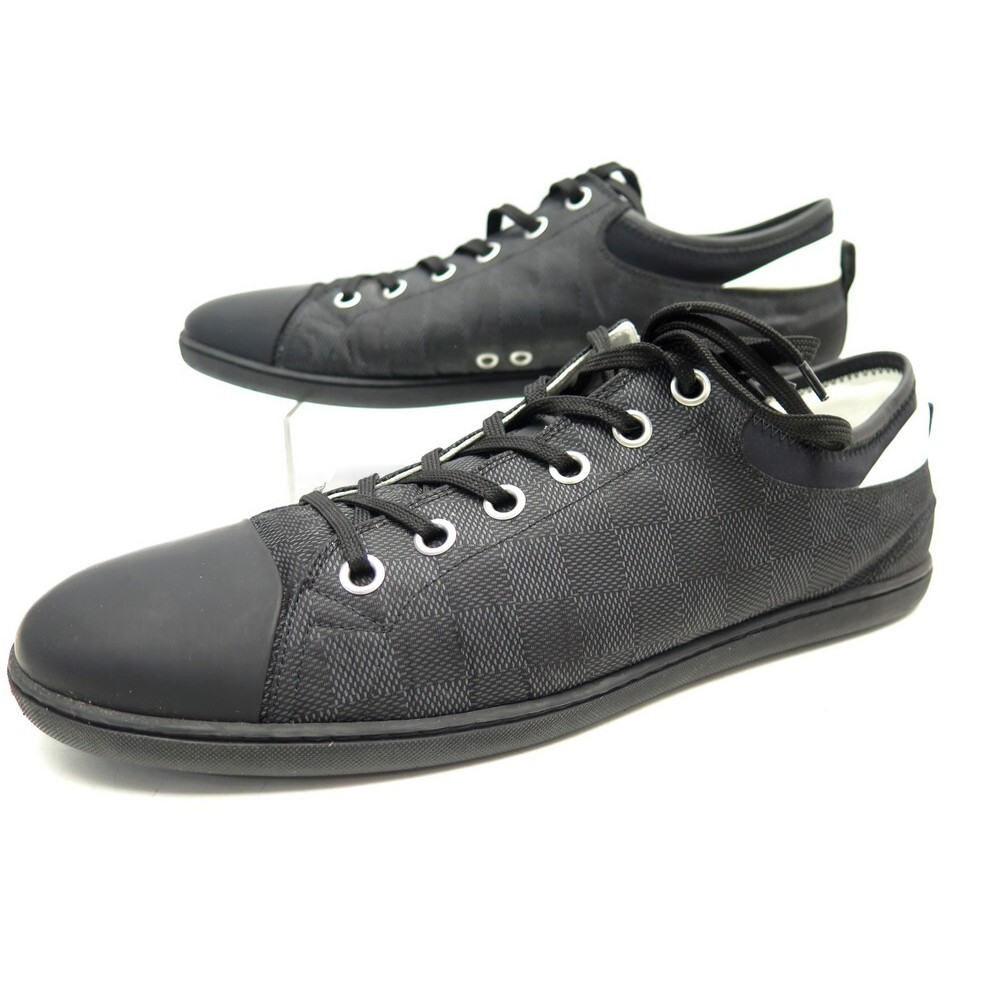 chaussures louis vuitton basket toile damier graphite