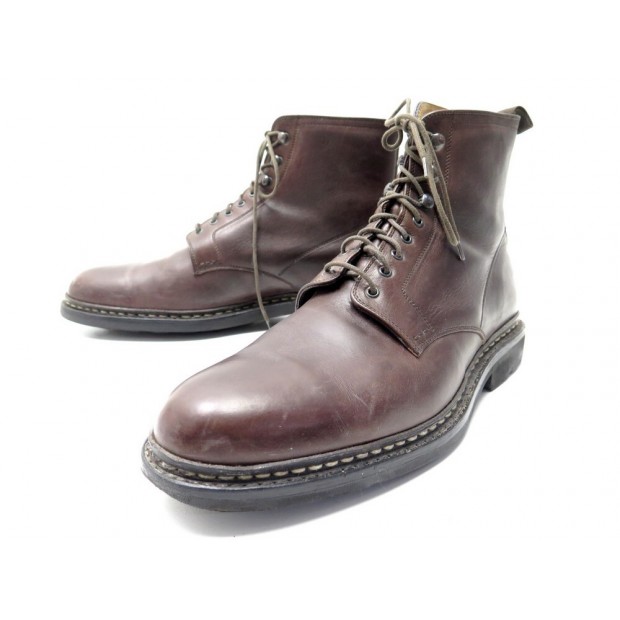 CHAUSSURES BOTTINES HESCHUNG HETRE 9 43 EN CUIR MARRON BROWN LEATHER BOOTS 720€