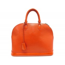 SAC A MAIN LOUIS VUITTON ALMA GM CUIR EPI ORANGE LEATHER HAND BAG PURSE 2200€