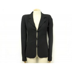 NEUF VESTE CHANEL TAILLEUR BLAZER U01481 38 M LAINE NOIR NEW BLACK JACKET 4200€