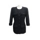 NEUF VESTE CHANEL P05336V04303 TAILLE L 40 EN TWEED NOIR BLACK JACKET 6300€