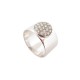 BAGUE DINH VAN ANTHEA EN OR GRIS 18K ET DIAMANTS 0,27 CT GREY GOLD RING 4200€