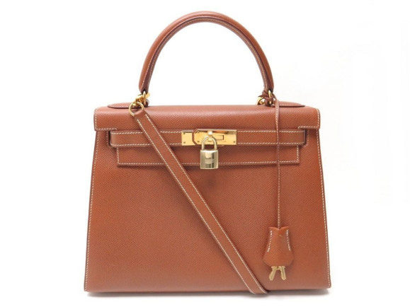 sac a main hermes kelly 28 1993 cuir courchevel