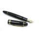 STYLO PLUME MONTBLANC MEISTERSTUCK 149 DORE 115383 A PISTON RESINE NOIR PEN 890€