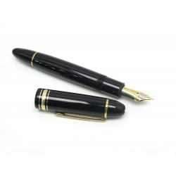 STYLO PLUME MONTBLANC MEISTERSTUCK 149 DORE 115383 A PISTON RESINE NOIR PEN 890€