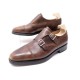 CHAUSSURES JOHN LOBB WILLIAM II 7E 41 DERBY BI BOUCLE MARRON + EMBAUCHOIRS 1435€