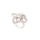 BAGUE LOUIS VUITTON LES ARDENTES FLEUR 50 OR BLANC 18K ET DIAMANTS RING 4685€