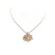 NEUF COLLIER CHRISTIAN DIOR LETTRES METAL DORE & STRASS + BOITE NECKLACE 450€