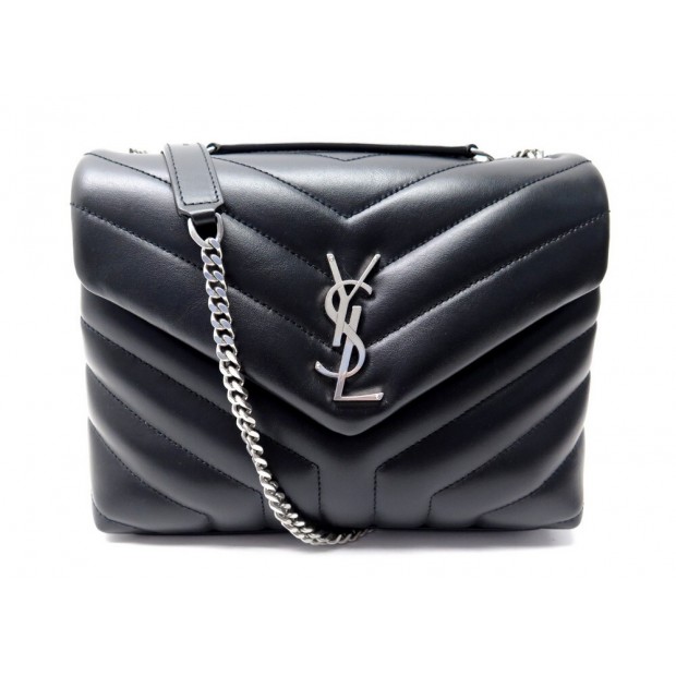 NEUF SAC A MAIN YVES SAINT LAURENT LOULOU SMALL CHAIN BAG CUIR MATELASSE Y 2100€