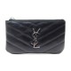 NEUF PORTE CLES SAINT LAURENT CASSANDRE 438386 YSL CUIR MATELASSE MONNAIE 295€