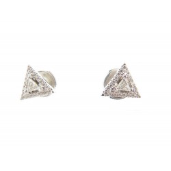 NEUF BOUCLES D'OREILLES MESSIKA THEA 6446 EN OR DIAMANTS 0.36CT EARRINGS 2350€