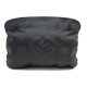 NEUF TROUSSE POCHETTE CHANEL TRAVEL LINE LOGO CC EN TOILE NOIR BOITE CLUTCH 790€