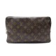 VINTAGE TROUSSE DE TOILETTE LOUIS VUITTON POCHETTE GM TOILE MONOGRAM POUCH 650€