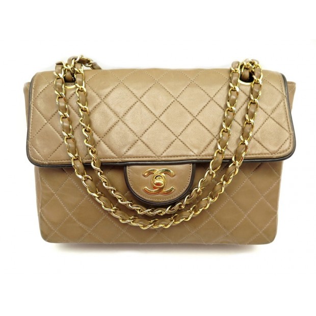 VINTAGE SAC A MAIN CHANEL A RABAT CLASSIQUE TIMELESS CUIR MATELASSE PURSE 9700€