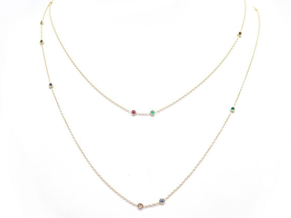 collier dior sautoir mimioui 110cm or jaune